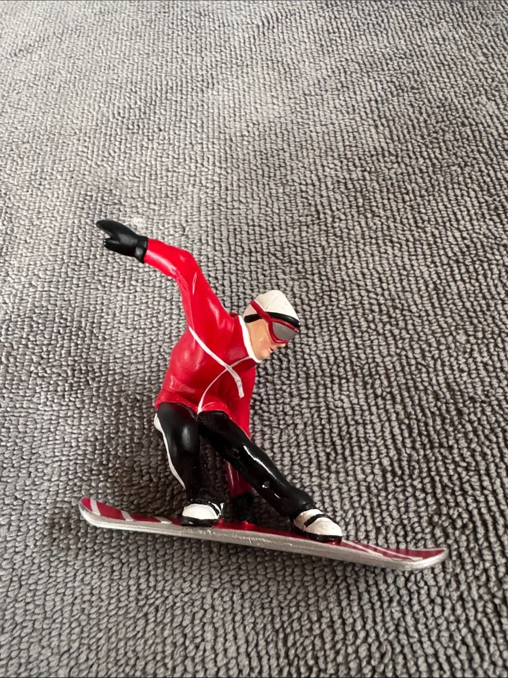 VTG Department 56 Cliff Ridge Snowboarder Christmas Tree Ornament